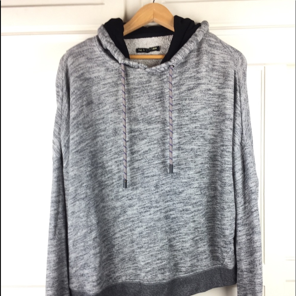 Cross Back Hoodie Sweatshirt